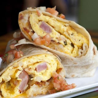 Hungry Ham Breakfast Burrito
